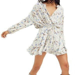 Free people floral mini dress